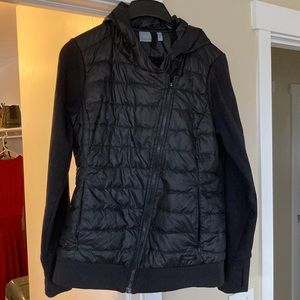 Athleta black responsible down jacket size medium